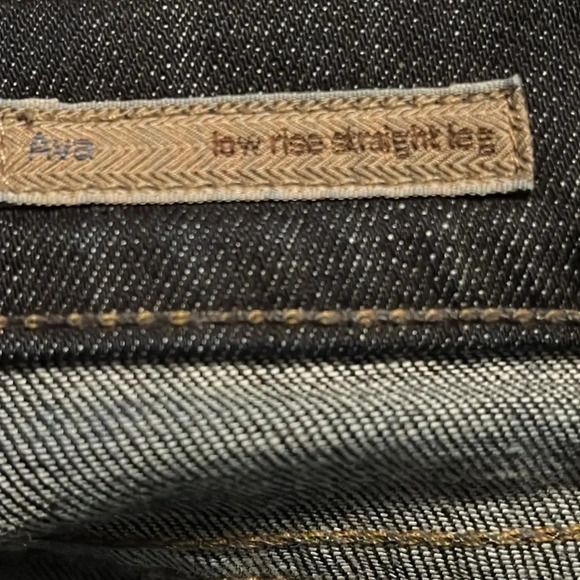 Citizens of Humanity | Ava low rise straight leg denim dark wash jeans Women 27 - Picture 8 of 9